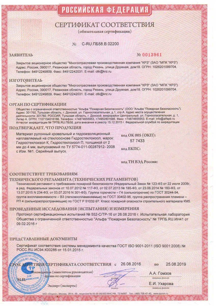 Сертификаты