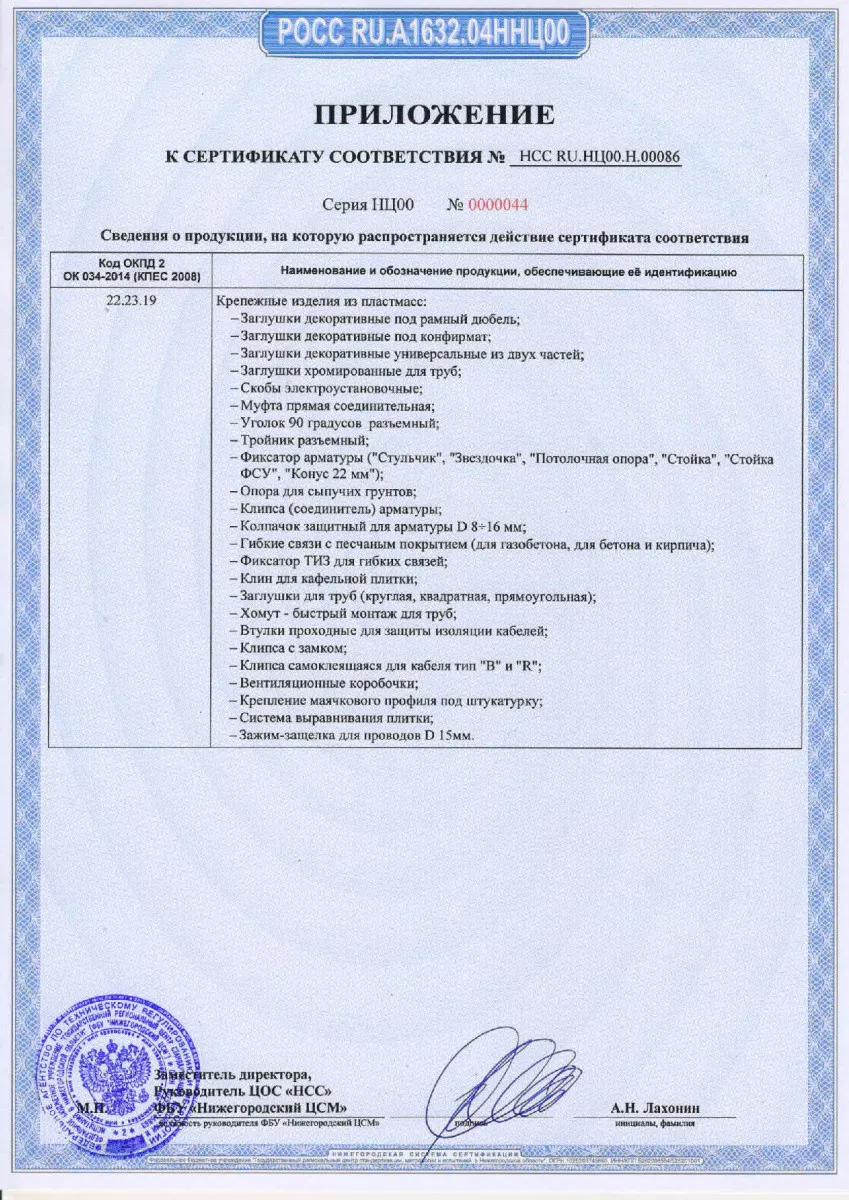 Сертификаты